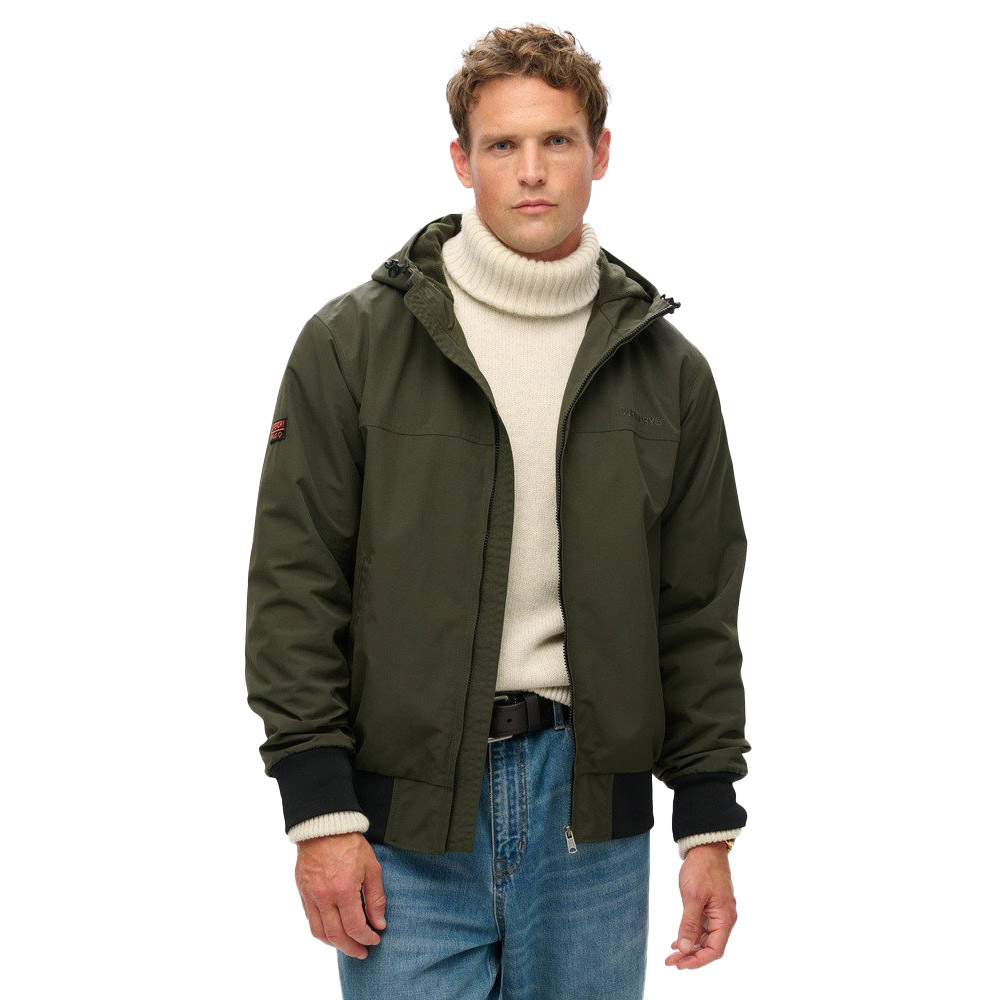 Superdry Surplus Nylon Hooded Bomber